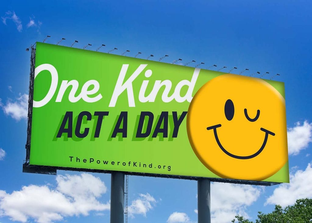 One Kind Act a Day billboard