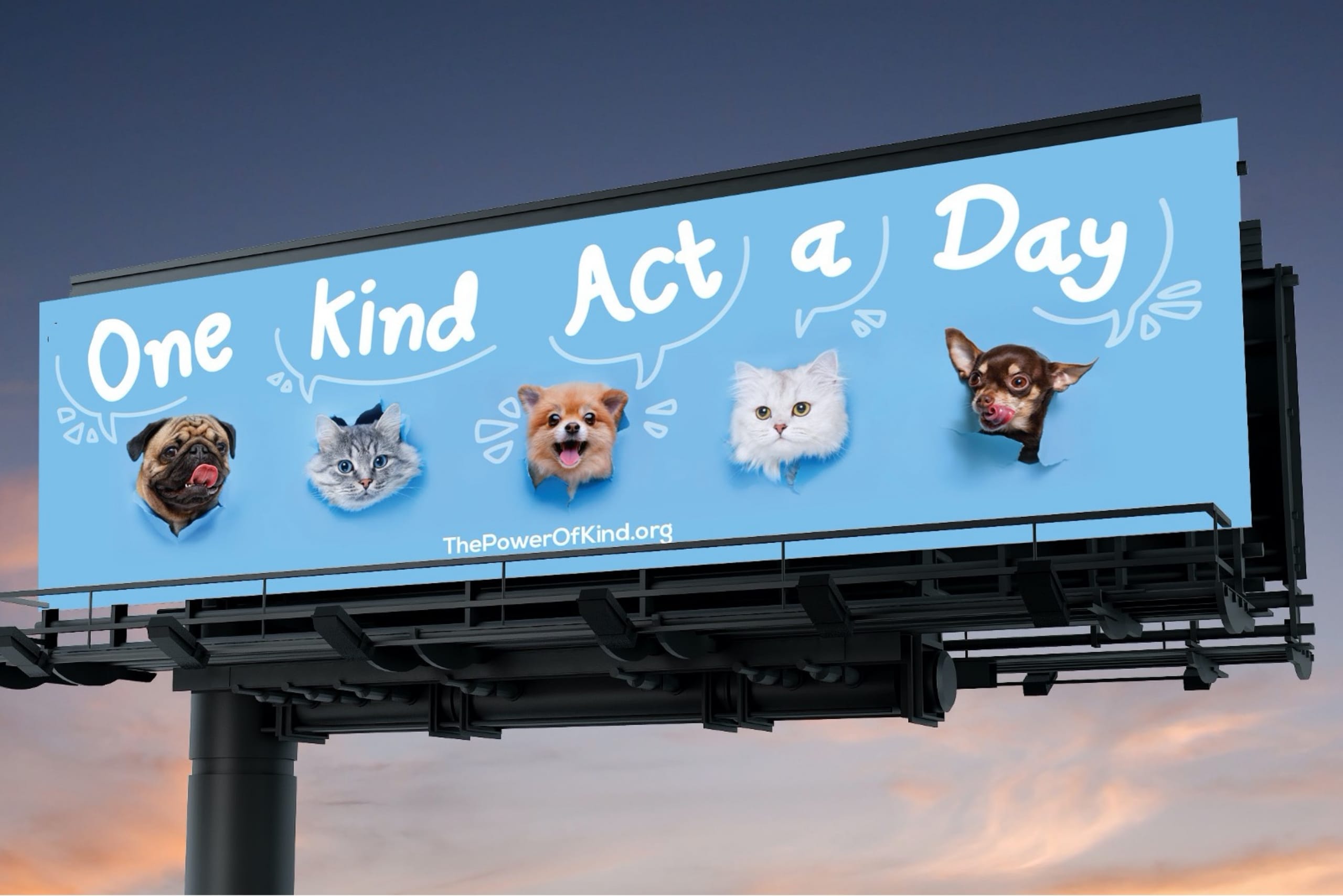 one kind act a day billboard