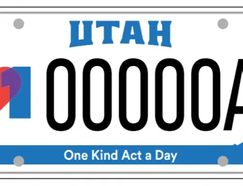 Help the One Kind Act a Day License Plate Project